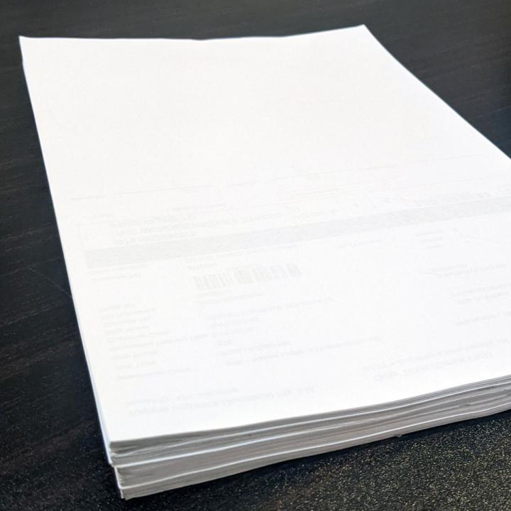 A4 Paper Rim One Side is Used 250 sheets / pages of A4 Size Paper Best ...