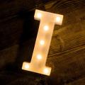 LED  Alphabet letter I Lights Alphabet Light Up Marquee Letters Sign for Night Light Wedding Birthday Party Battery Powered Christmas Lamp Home.... 