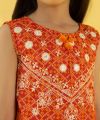 Sapphire Kids - Girls Embroidered Zari Lawn Shirt. 