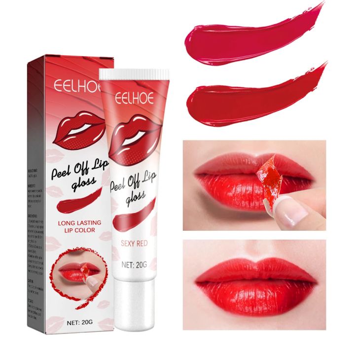 Peel Off Lip Gloss Moisturize Waterproof Lasting Long Matte Lipstick Tear Off Makeup Tattoo Lip Gloss Lip Tint Cosmetic