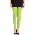 Light Green Cotton Tights for Women. 