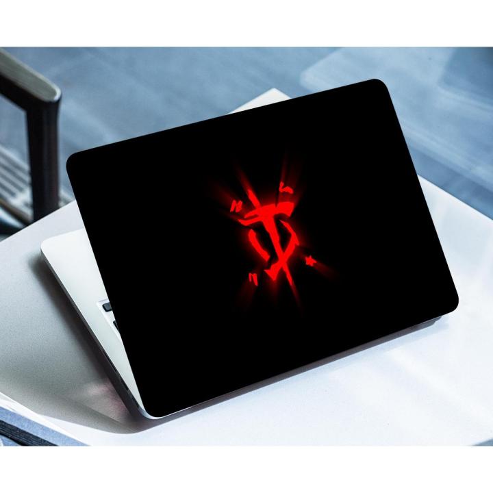 Doom Slayer Symbol Laptop Skin Vinyl Sticker Decal, 12 13 13.3 14 15 15.4 15.6 inch Laptop Skin Sticker Cover Art Decal Protector Fits All Laptops