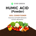 Humic Acid Powder for Plants and Soil – Organic Soil Conditioner for Root Growth, Vegetables, Flowers, Indoor Plants, Lawn, Trees – Water Soluble Fertilizer Booster – Moji Mall. 