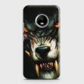 Motorola E4 Cover - SkinLee HQ Hard Case - Abstract WereWolf - SKINLEE-448-1-194-125. 