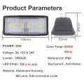 LED Tractor Work Light - RE306510 Sealed Beam Replacement for John Deere Tractors - 12W - 850 Lumens - Tractor Work Light. 
