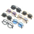 Mirror Lens Sunglasses Designer Double Beam Luxury Sun Glasses Unisex Large Frame Eyewear for Outdoor Travel Fashion Accessory UV Protection Men & Women. 
