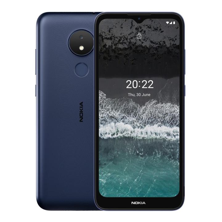 Nokia C21 2/32 6.5” HD+ Smartphone 2/32 with Android 11 Go Edition, All-Day Battery Life, 2GB RAM and 32GB Storage, 3000mAh Removable Battery, FM Radio and 8MP Autofocus Camera - Dark Blue - PTA Approved