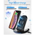 ELEGIANT U8 Qi Wireless Charger 5W/7.5W/10W [Black]. 