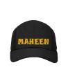 Any name can be Customized on Cap (Maheen). 