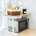 Unique Industrial Design Kitchen Storage Microwave Stand, Counter top Microwave rack, Storage Rack with Wheels, Spice Rack for Kitchen. 