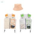 Kids Explorer Hat Role Play Dress up Jungle Hat for Fishing Children Outdoor. 