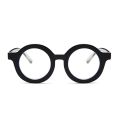 Kids Anti-blue Light Children Glasses Frame Vintage Round Eyeglasses Frame Kids Online Learning Goggles Boys Girls 3-9 Years old. 
