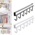 Under Cabinet Storage Rack Kitchen Accessories Organizer 6 Hooks Kitchen Cupboard Shelf Coffee Cup Mug Holder. 