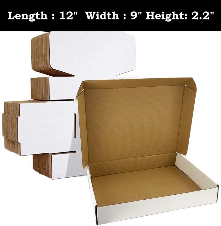 Pack of 50 Hard Boxes For Courier & Gift Packing (30 x 23 x 6 cm)