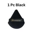 Velvet Triangle Powder Puff Reusable Sponges with Strap for Loose Powder Cosmetic Cream Foundation Wet Dry Makeup. 