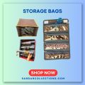 CUSTOMIZE Non-woven Portable Clothes Storage Bag  - Large Storage Bags, Storage Bag Clothes Storage Box Bins Foldable Closet Organizers Storage Containers with Durable Handles Thick Fabric for Blanket Comforter Clothing Bedding Transparent window storage. 