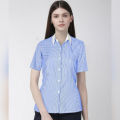 Women short sleeves casual shirt for girls With stylish collar. 