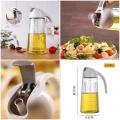 600ml Oil Glass Bottle Jar, Soy Sauce Chili Oil Bottle, Glass Olive Oil Bottle, Oil Leak-proof Kitchen Bottle, Gravy Oil Pourer Bottle For Cooking. 