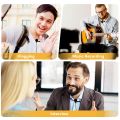 Computer Collar Lavalier Microphone MAONO AU-100 Condenser Clip On Lavalier Microphone with 6 Meters Audio Cable For Mobile Camera DSLR PC. 