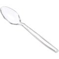 Disposable Transparent Plastic Spoon, (Pack Of 100), Disposable Cutlery, Disposable Plastic Spoons Pack of 100. 