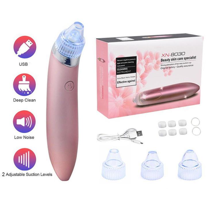 Best quality Rechargeable Blackhead Remover XN-8030 Skin Care Expert Acne Pore Cleaner Electric Spot Machin...