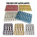 8 【Footprint】 NEW 58PCS/30PCS THAI BOLT CUP CREW NUT FOR UINIVERSAL MOTORCYCLE. 