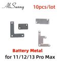 10pcs Battery Metal FPC Plate Cover for iphone 11 12 13 Pro Max Mini Inner Bracket Clip Repair Parts. 
