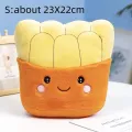 Cute Hamburger Capybara Dog Pig Plushie Capibaras Pizza Bubble Tea Juice Food Plush Toy Stuffed LifelikeDrink Cushion. 