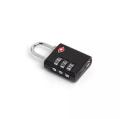 TSA Accepted 3-Digit Combination Lock for Suitcase & Baggage (Black). 