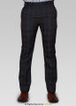 Y.BRAND-DARK BROWN GLEN CLUB CHECK CASUAL Pant for men-DP-1015. 