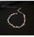 Korean Stylish Silver Heart Bracelet for Girls - Best Friend Bracelets, Cute Bracelet, Adjustable Bracelets, Simple & Fancy Charm Jewelry for Girls, Korean Bracelets for Women Trendy Chain Bracelets, Bracelet Set with Ring - Perfect Gift for Girls & Women. 