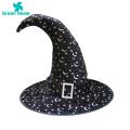 Green Home Wizard Hat Head Accessories Halloween Witch Hat Men Women Headgear. 