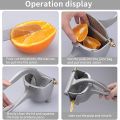 Stainless Steel Hand Squeeze Fruit Juice Manual Juice Machine Orange Lemon Smoothie Citrus Juicer Press Fruit Machine. 