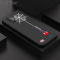 Hontinga for Samsung Galaxy A71 4G Back Cover Cartoon Spiderman Design Soft Phone Case Square Edge Liquid Silicone Cases. 