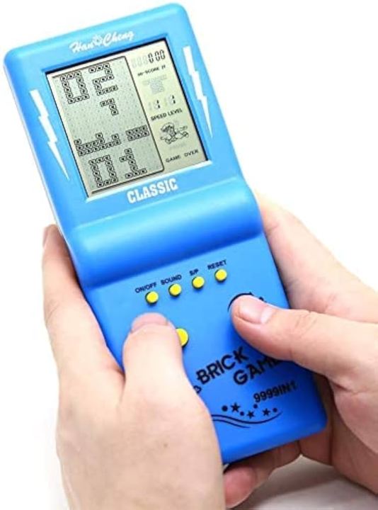 Classic 9999-in-1 Brick Game – Handheld Video Game for Kids (Random Color)