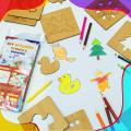 Habiba products Baby Toys School Paint Tools Educational Coloring Book Paint Learning Coloring Board Drawing Board Wooden Drawing Toys. 