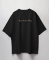 Printed Oversized Drop Shoulder "Just Ride" Bike black T-Shirt for Men | Glitzo Streetwear | Trendy Summer Graphic Tee. 