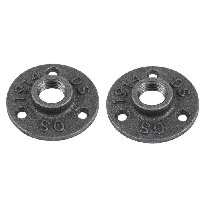 1 Inches Malleable Cast Iron Pipe Flange,Industrial Pipe Flanges 2Pcs