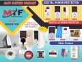 Automatic Digital Power Protector Over & Under Voltage Protector for Smart Monitor Fridge Refrigerator, Freezer, Accessories, Mobile charger, Wifi, devices, LED  TV, Computer etc. (Muhafiz Switch). 