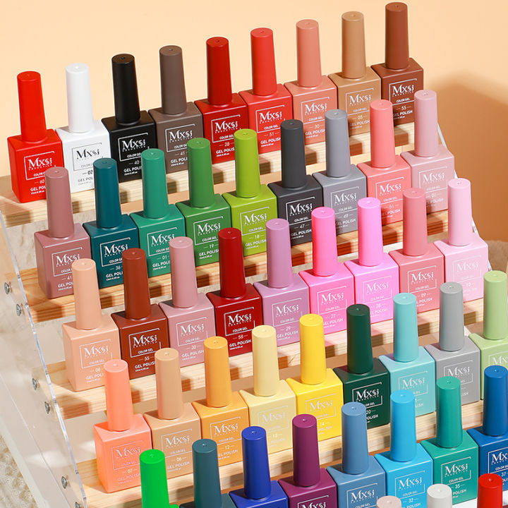Mxsi Colors Nail Gel Professional Gel Nail Polish Not Set Soak Off UV