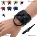 STR0 Leather Wristband Bracelet Cuff Goth Gothic Punk Metal Armbands Cosplay. 