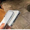 【EmotionaE】Luxury Transparent Soft Acrylic Phone Case For iPhone 15 14 13 12 11 Pro Max XS X XR 7 8 Plus Mini Shockproof Protective Cover. 