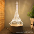 Cross-border supply 3D night light USB cartoon atmosphere table lamp ins new and unique creative gift lamp fashion bedside lamp. 