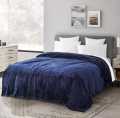 SUPER SOFT HIGH QUALITY DOUBLE BED FLEECE AC BLANKET - ONE COLOR KING SIZE SUMMER BLANKET - LUXURY FLEECE AC COMFORTER BY IMPERIAL BEDDING. 