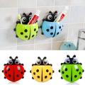 1Pcs Wall Mounted Suction Cup Cute Shape Toothbrush Holder Bathroom Accessories Children Adult Baby Toothbrush Toothpaste Container Box - Multi. 