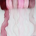 (25 yards/5 yards )55mm Wave Silk Organza ribbon Bow material for hair ornament gift wrapping decoration lace ribbons. 