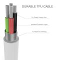 3.5mm Male to Male 4 Pole AUX Audio Headphone Extension Cable Cord Lead white. 