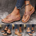Women Slippers Thick Heel 6 Sizes Flat Beach Women Slippers. 