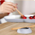 Wooden fruit fork creative cake fork cute moon cake fork dessert fork fruit sign household. 