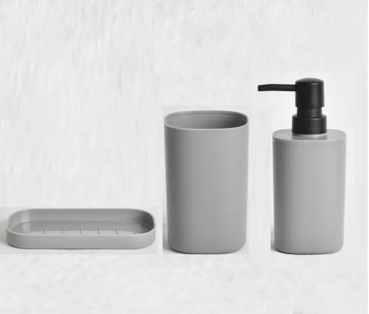 IKEA%20STORAVAN%20Polypropylene%20Plastic%203-piece%20Bathroom%20Sets%20(Soap%20Dispenser,%20Toothbrush%20Holder%20&%20Soap%20Dish)%20(Grey)%20-%20Image%207